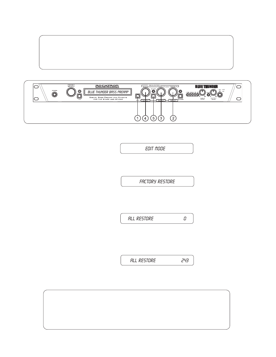 Warning, Caution | Rocktron Blue Thunder User Manual | Page 57 / 64