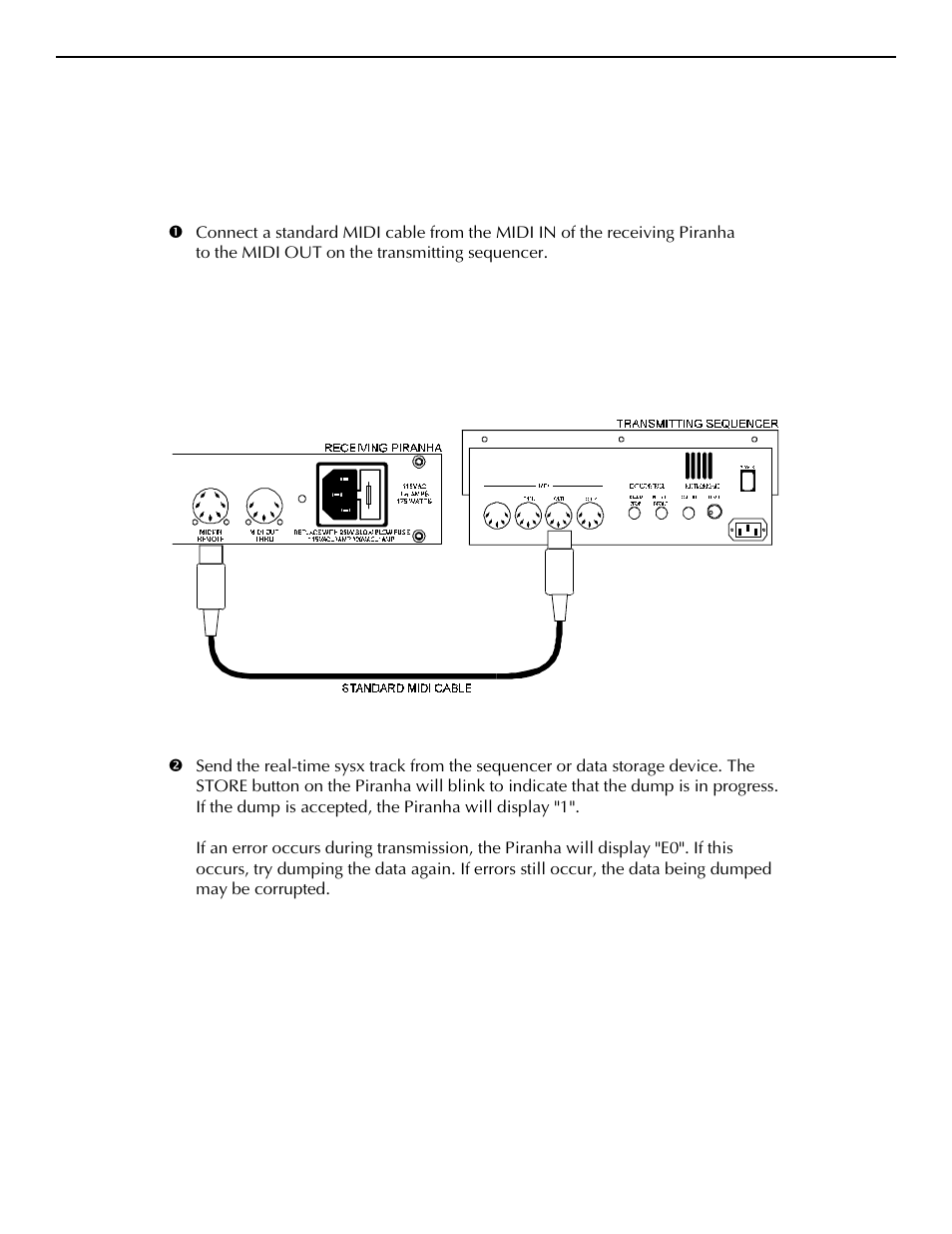 C. midi preset load | Rocktron Piranha User Manual | Page 20 / 22