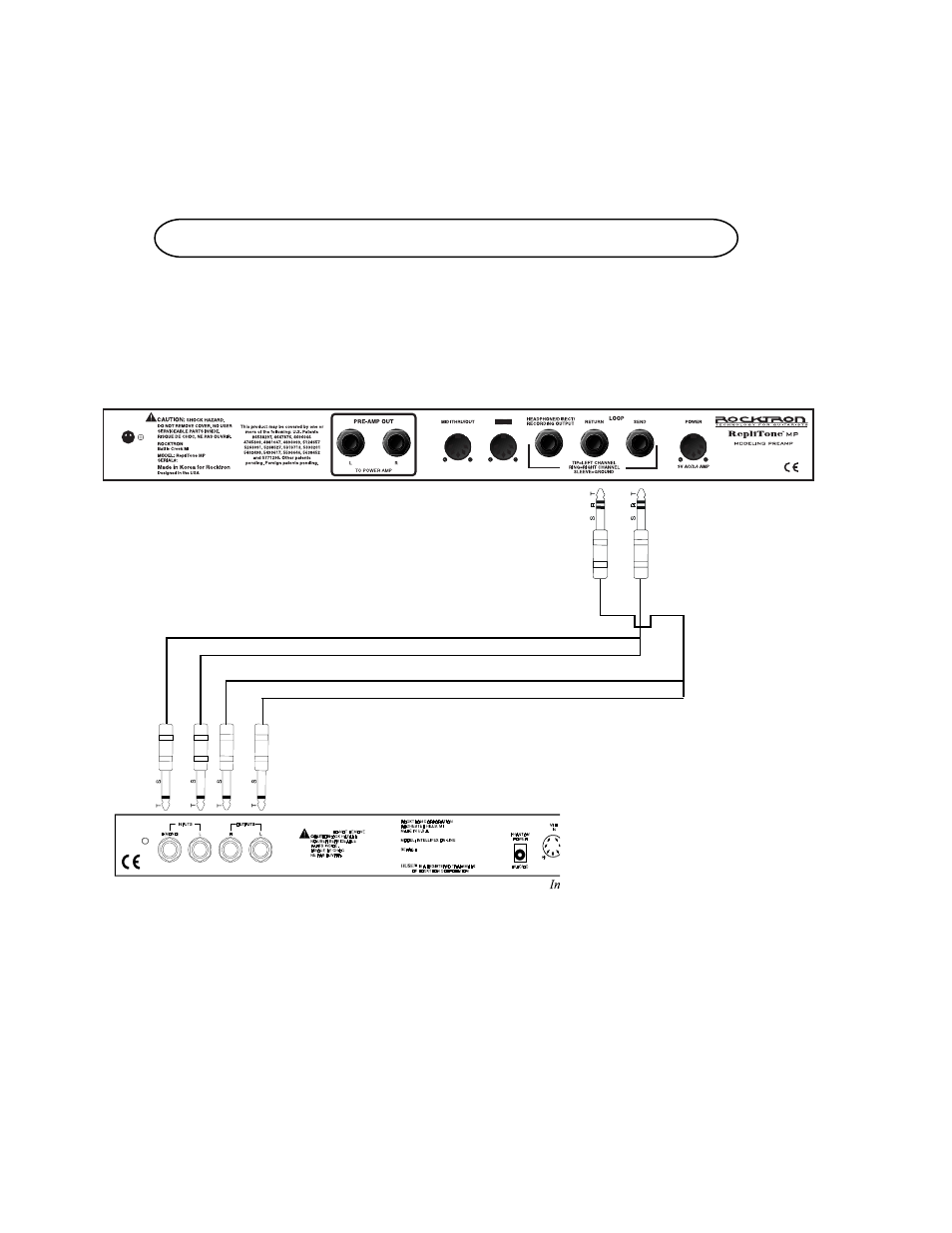 Connections, continued | Rocktron RepliTone MP User Manual | Page 20 / 28