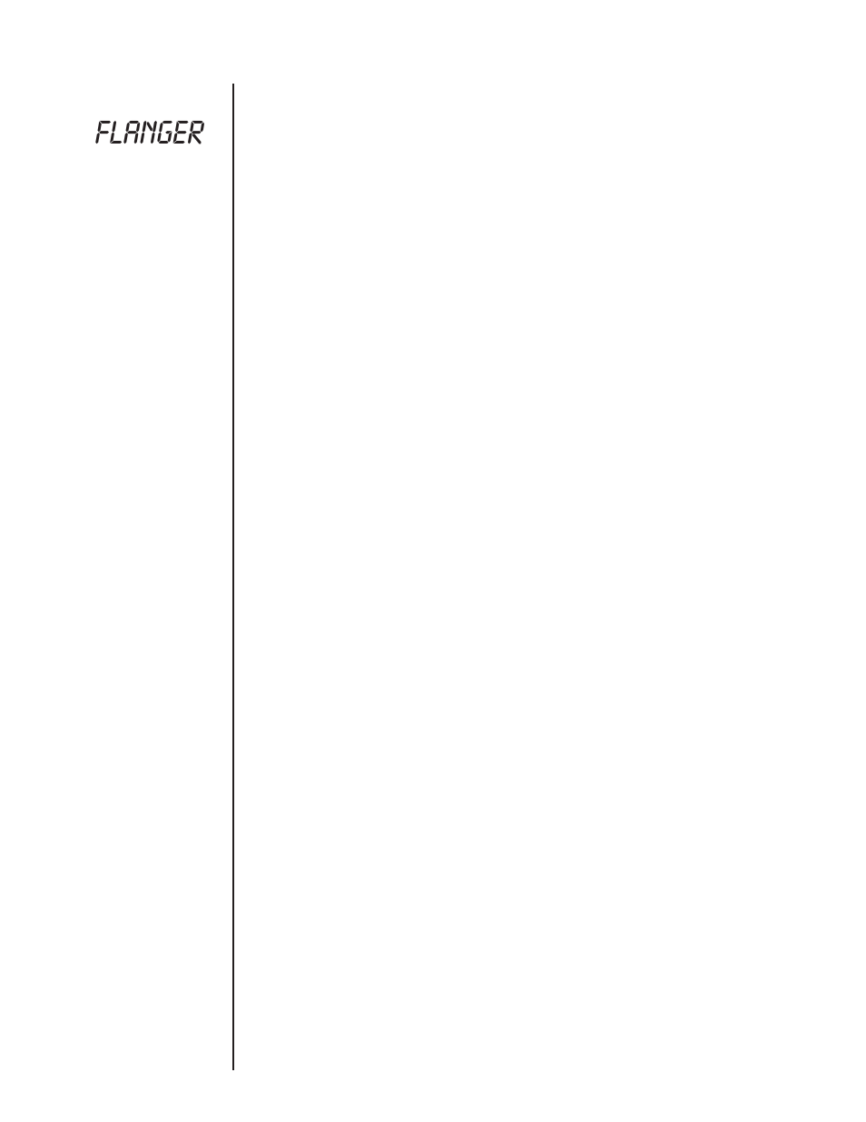 Flanger, Function | Rocktron Xpression User Manual | Page 33 / 76
