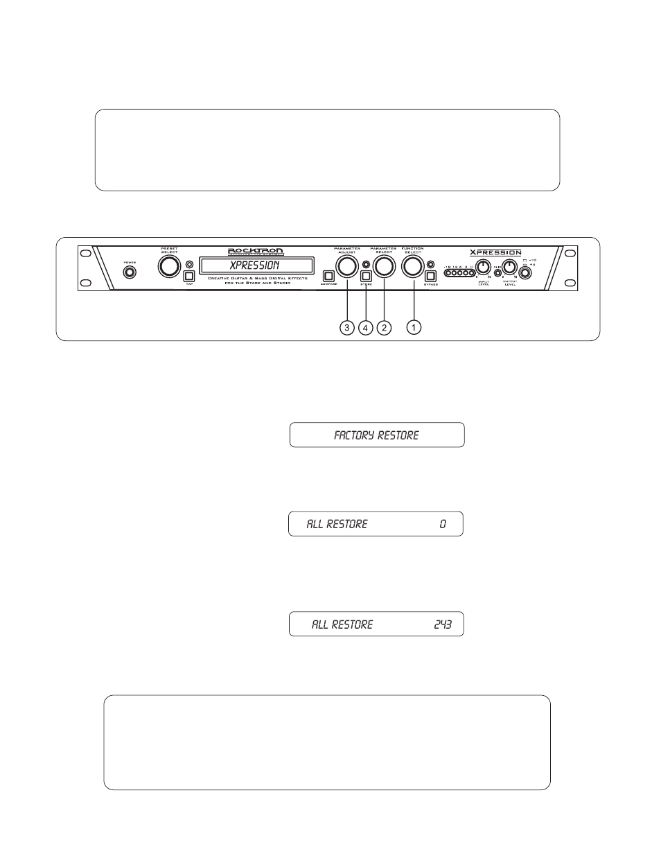 Warning, Caution | Rocktron Xpression User Manual | Page 65 / 76
