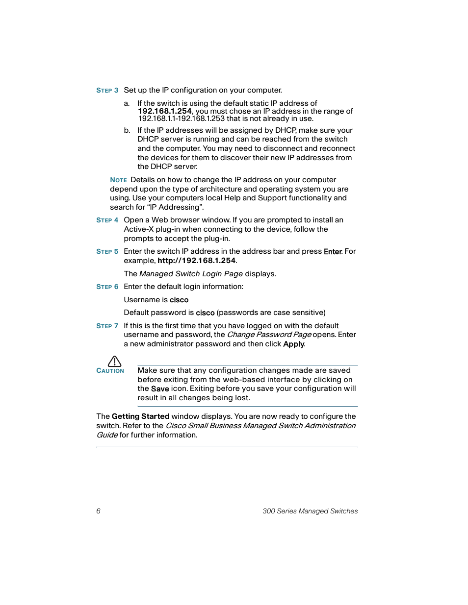 Cisco 300 User Manual | Page 6 / 16