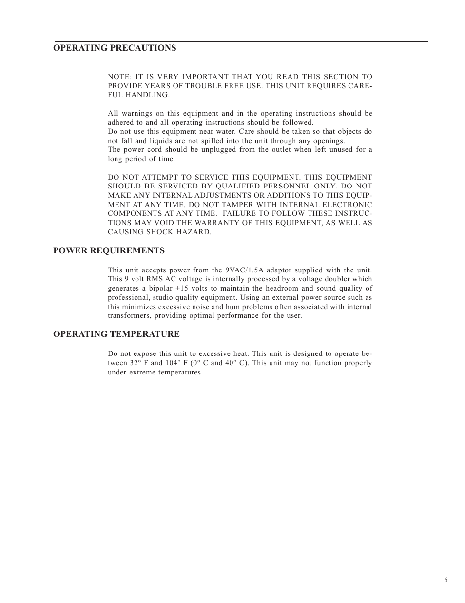Rocktron HUSH Ultra User Manual | Page 5 / 38