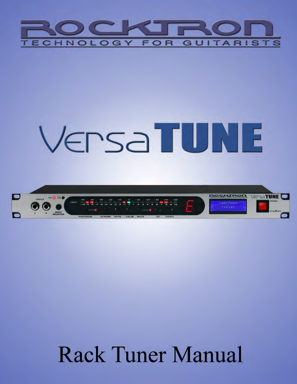 Rocktron VersaTune User Manual | 20 pages