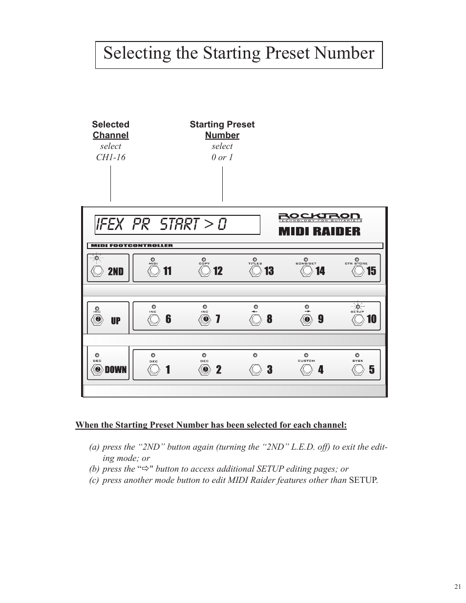 Rocktron MIDI Raider User Manual | Page 24 / 80