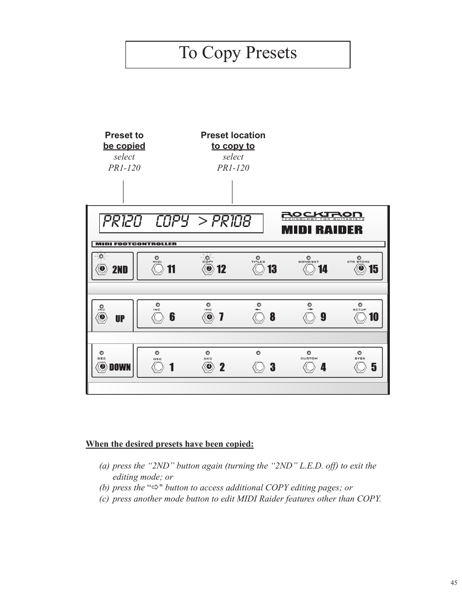 Rocktron MIDI Raider User Manual | Page 48 / 80