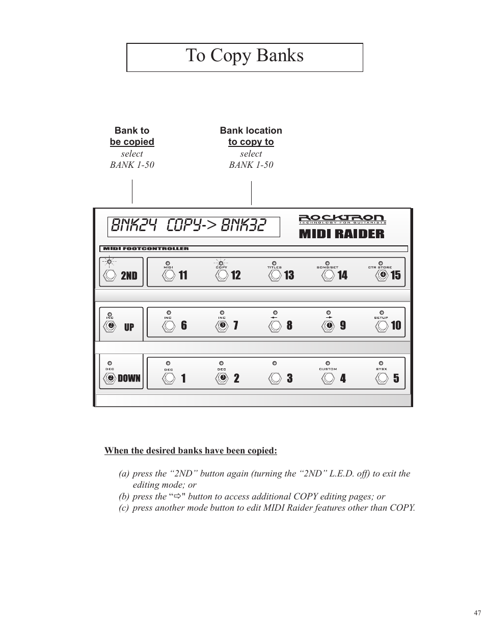 Rocktron MIDI Raider User Manual | Page 50 / 80