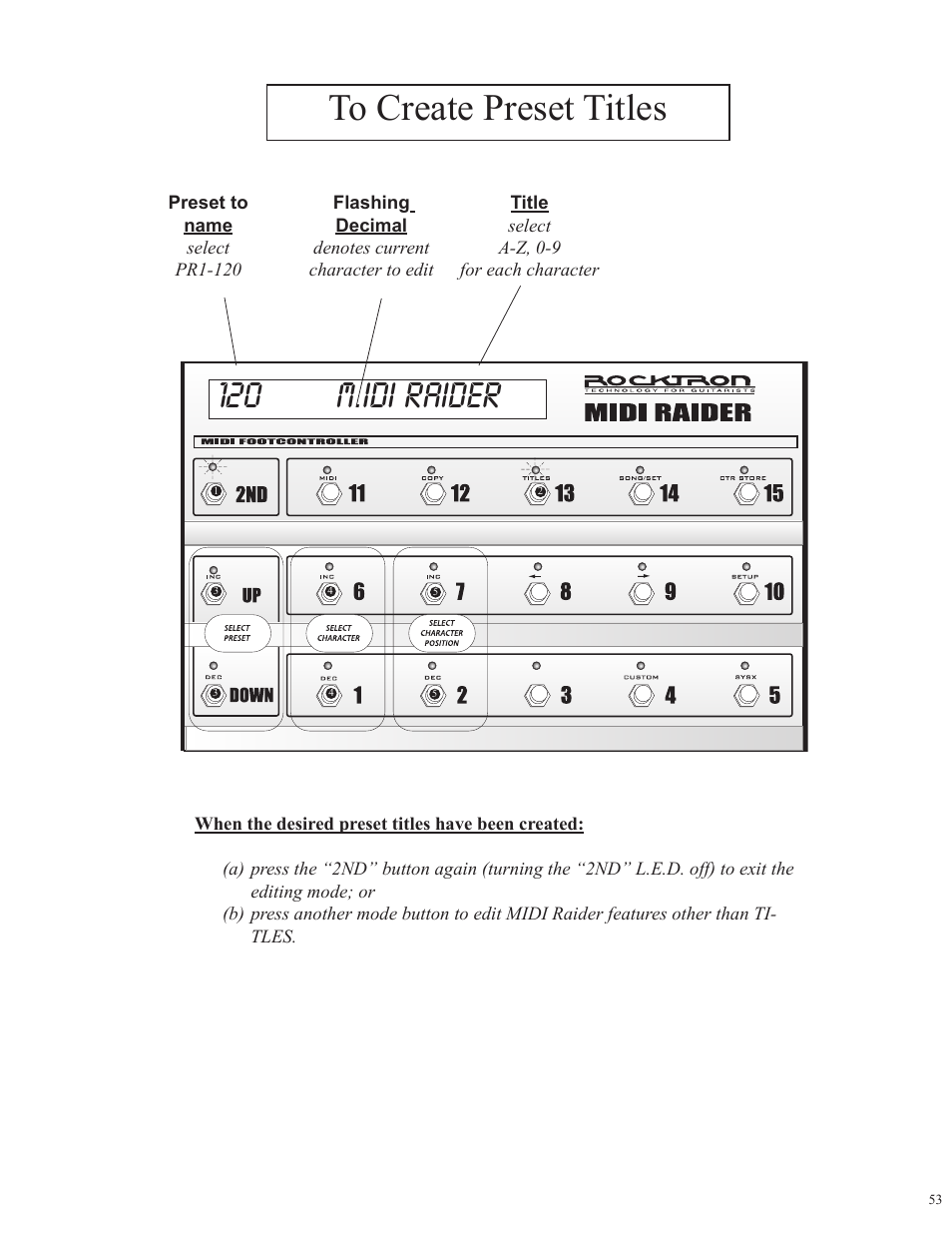 Rocktron MIDI Raider User Manual | Page 56 / 80