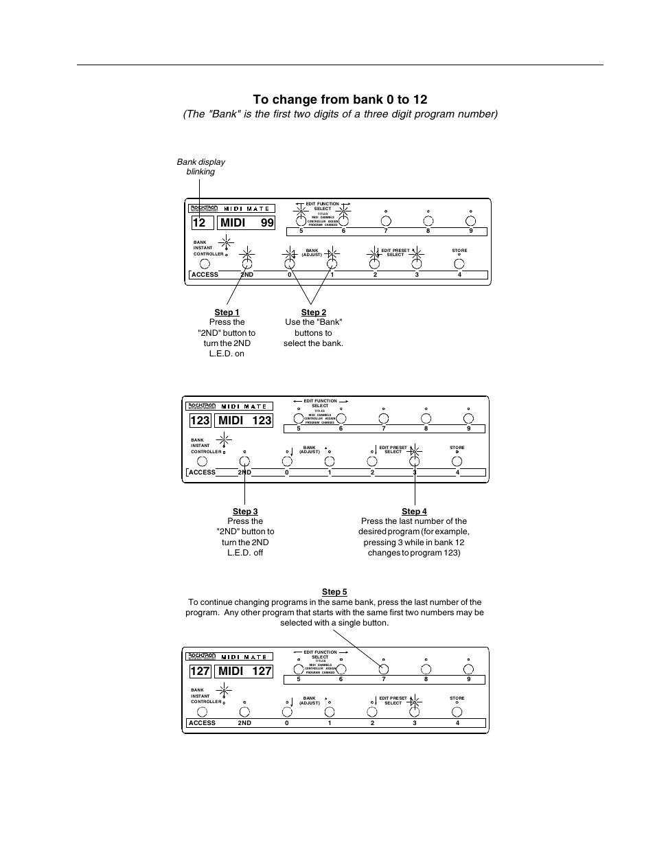 Midi 99 12 | Rocktron MIDI Mate User Manual | Page 12 / 32