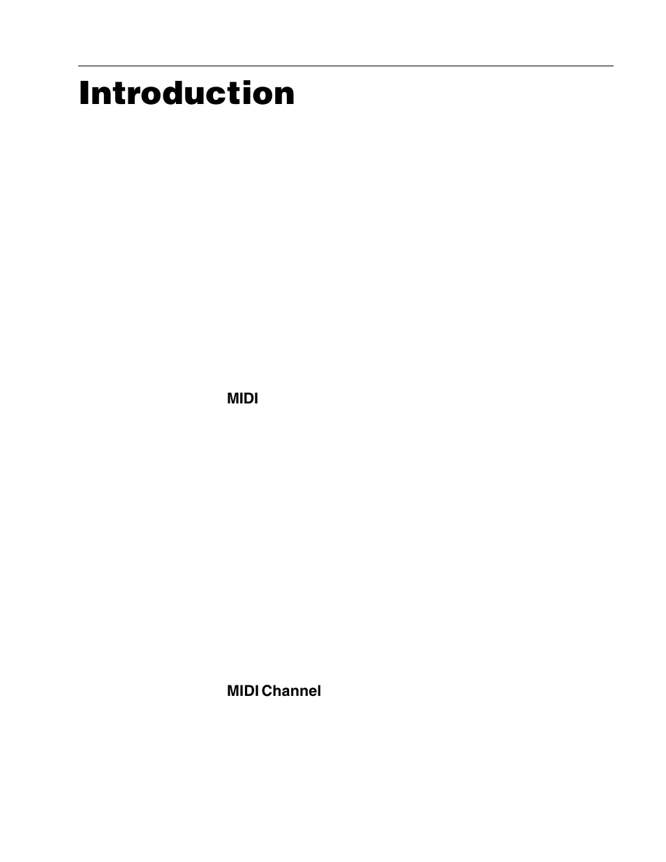 Introduction, Midi, Midi channel | Rocktron MIDI Mate User Manual | Page 4 / 32
