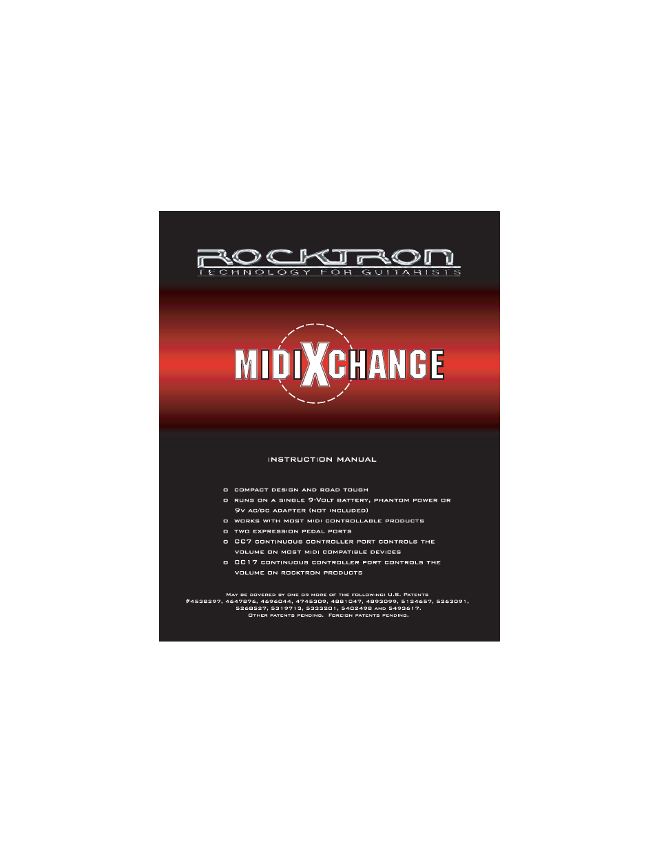 Rocktron MIDI Xchange User Manual | 28 pages
