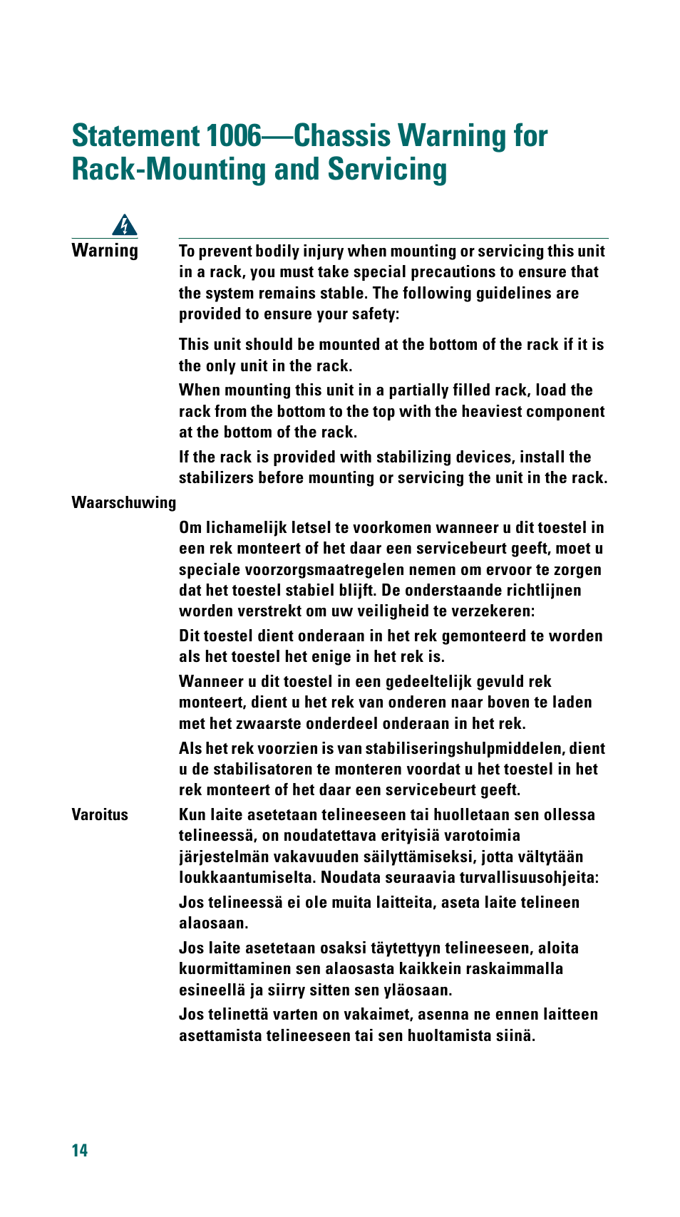 Cisco 500 Series User Manual | Page 14 / 58