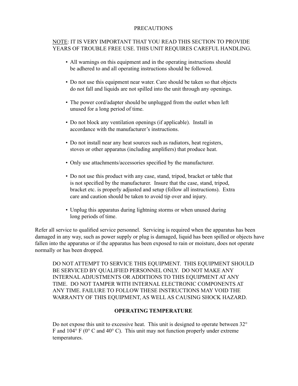 Rocktron BASS200 User Manual | Page 3 / 12