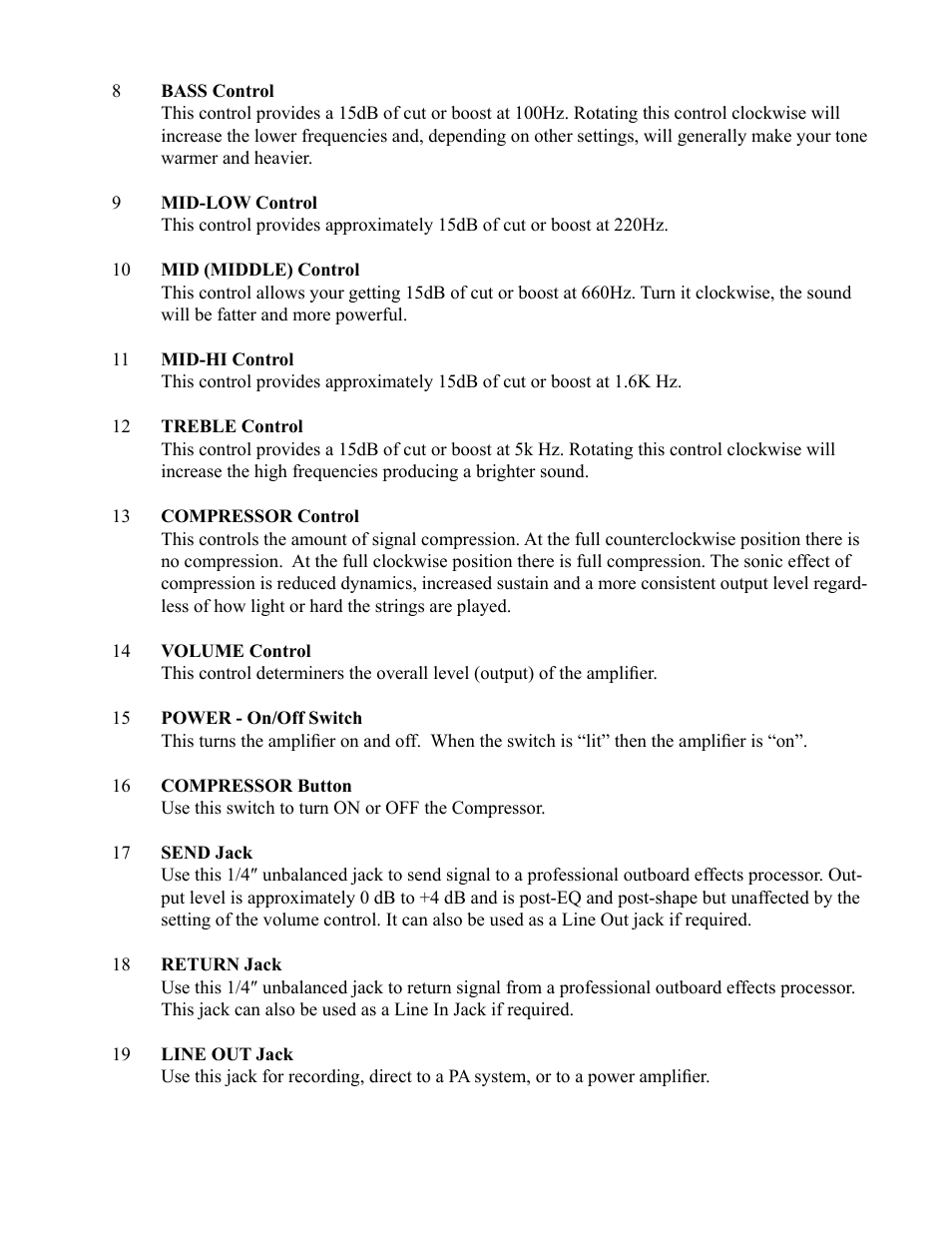 Rocktron BASS200 User Manual | Page 7 / 12