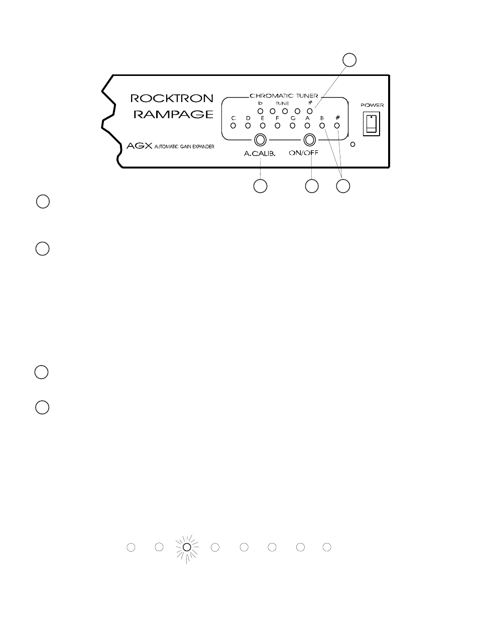 Built-in chromatic tuner functions | Rocktron RT80 User Manual | Page 5 / 8