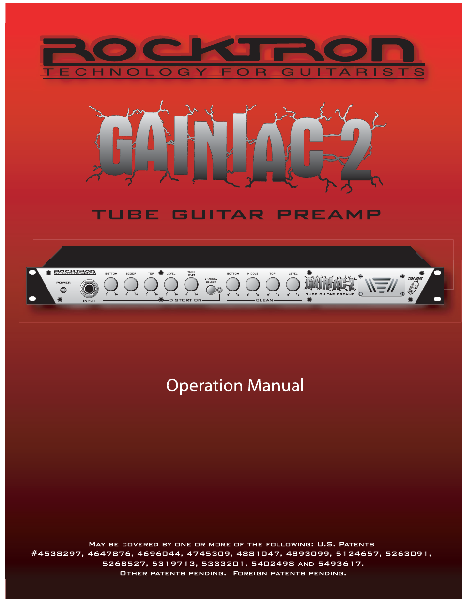 Rocktron Gainiac 2 User Manual | 12 pages