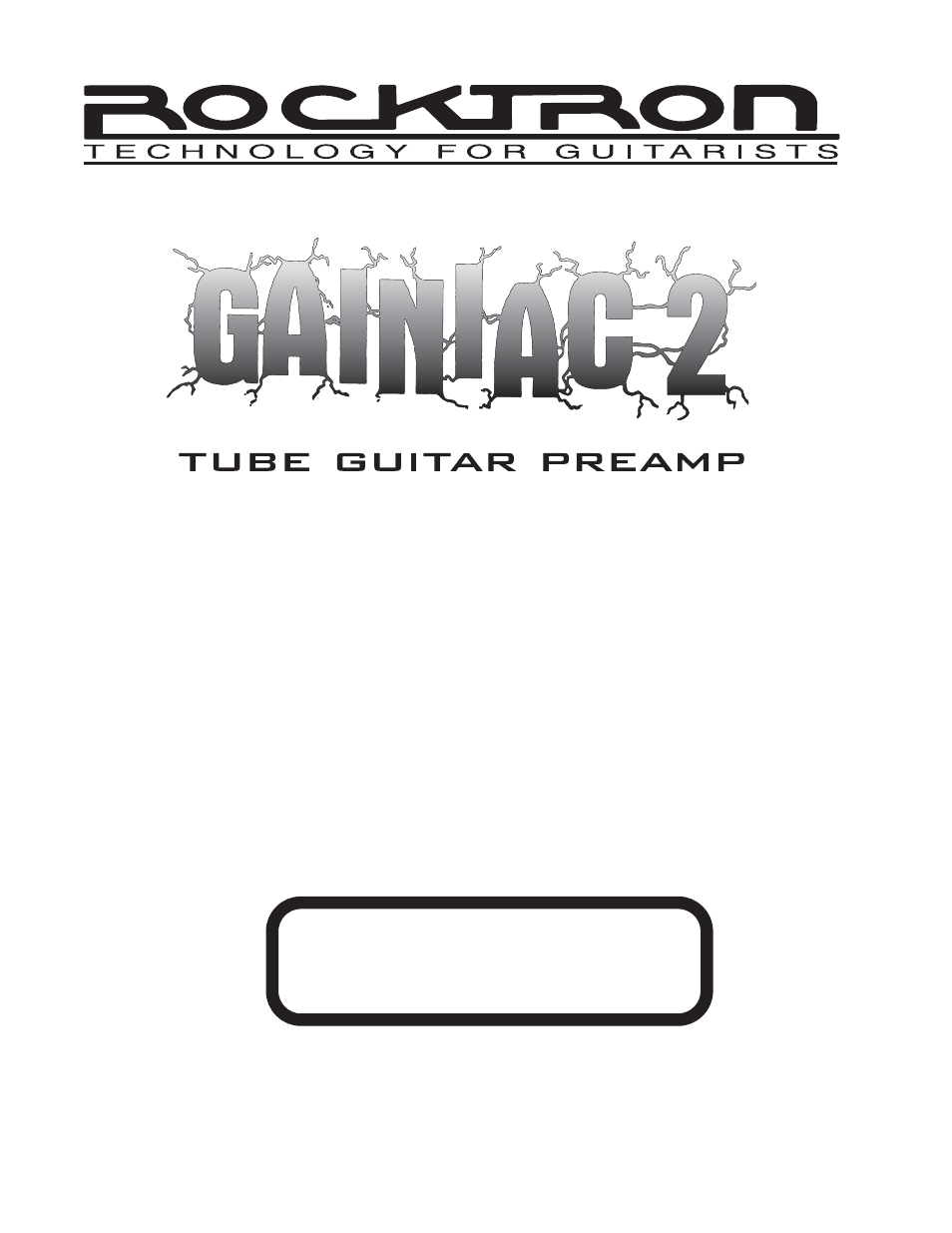 Rocktron Gainiac 2 User Manual | Page 12 / 12