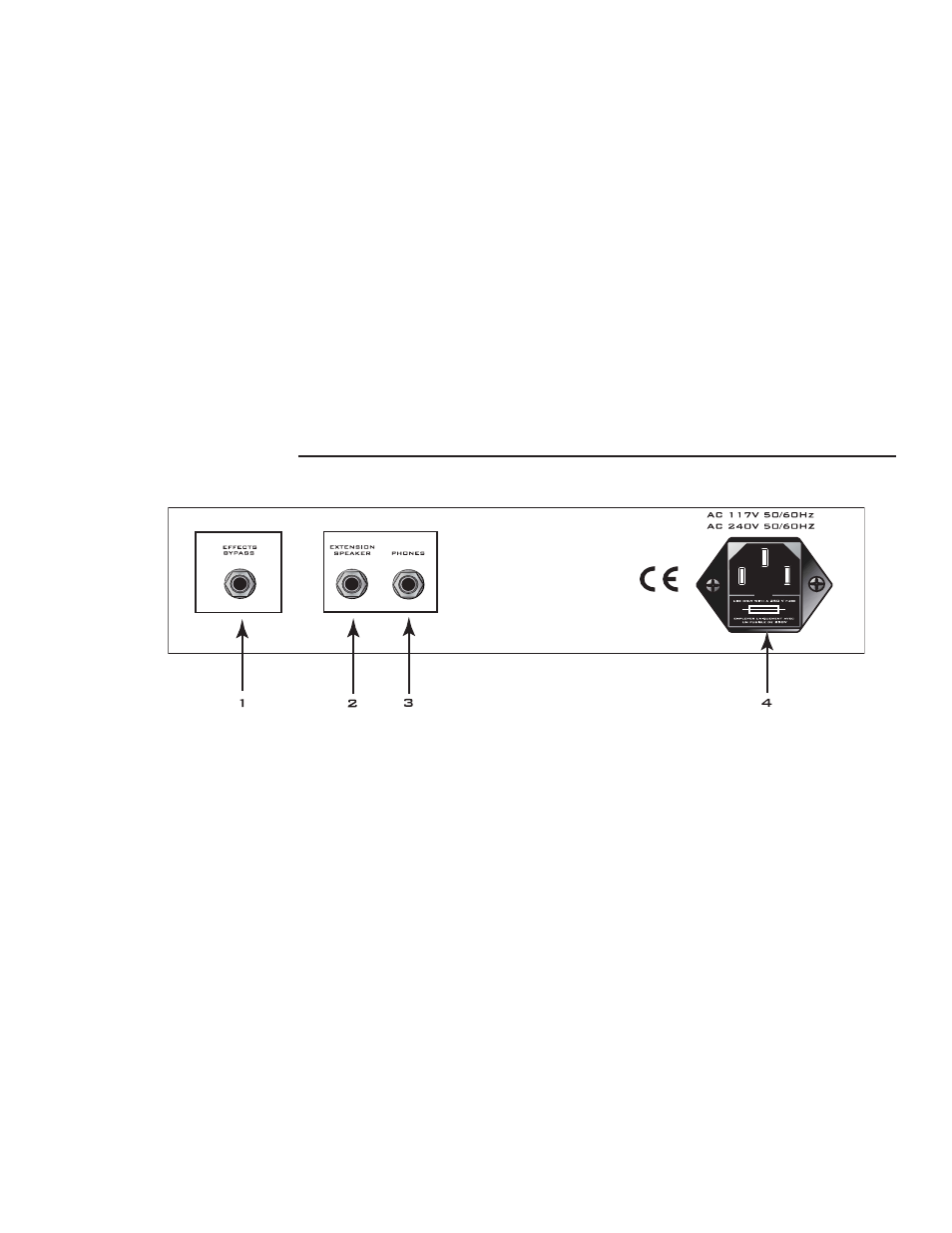 Back panel | Rocktron RA30 DSP User Manual | Page 5 / 20