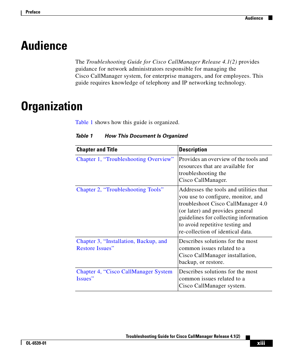 Audience, Organization | Cisco OL-6539-01 User Manual | Page 2 / 11