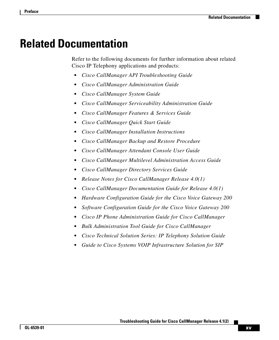 Related documentation | Cisco OL-6539-01 User Manual | Page 4 / 11