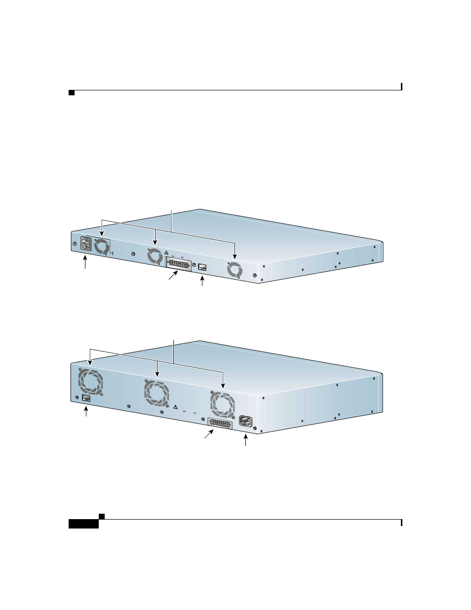 Rear-panel description, Ac power connector, Chapter 1 product overview rear-panel description | Cisco 2900 SERIES XL User Manual | Page 38 / 138