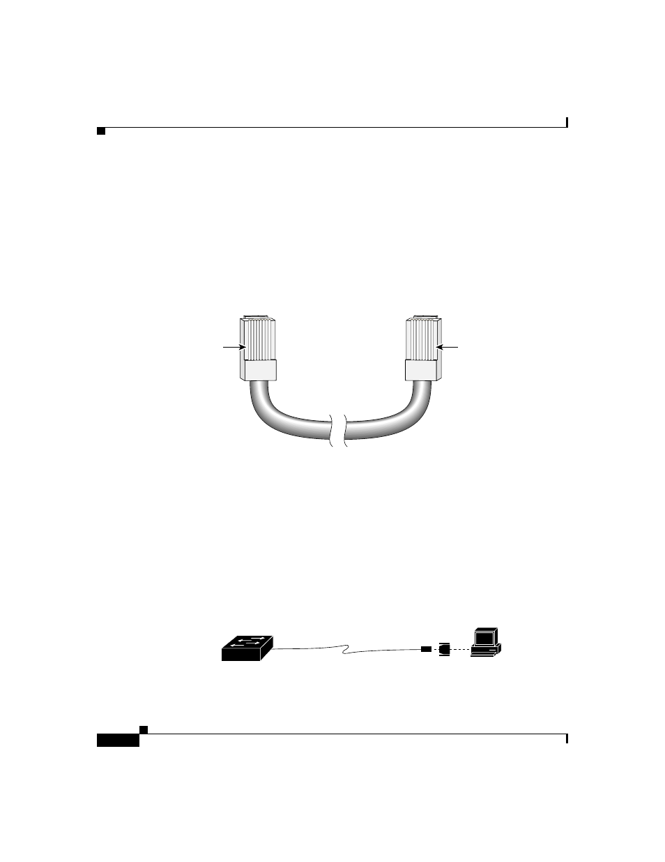Identifying a rollover cable, Connecting to a pc | Cisco 2900 SERIES XL User Manual | Page 94 / 138