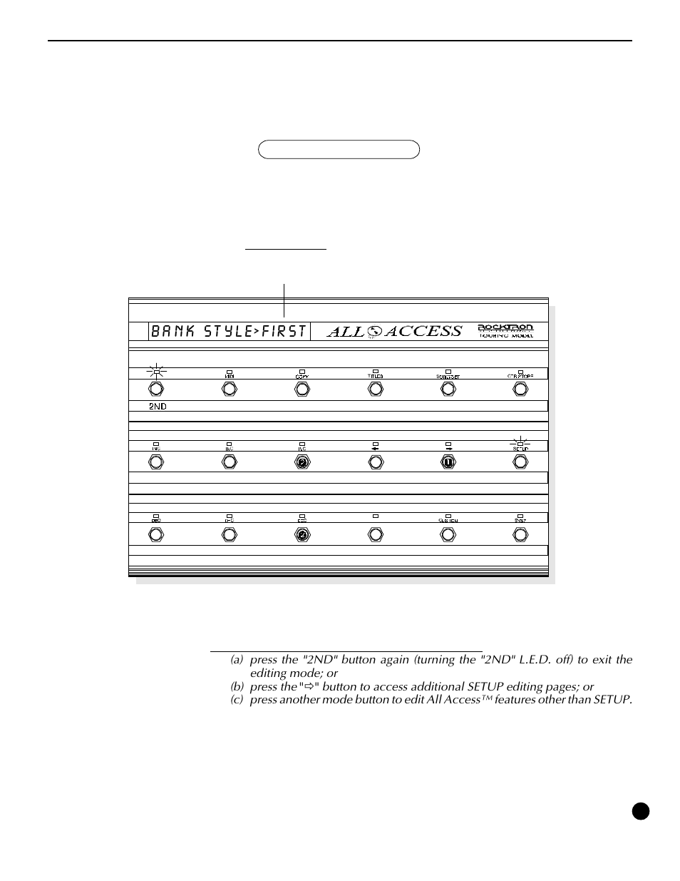 Bank style>first | Rocktron All Access User Manual | Page 18 / 77