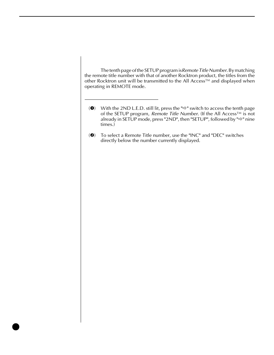 Rocktron All Access User Manual | Page 31 / 77