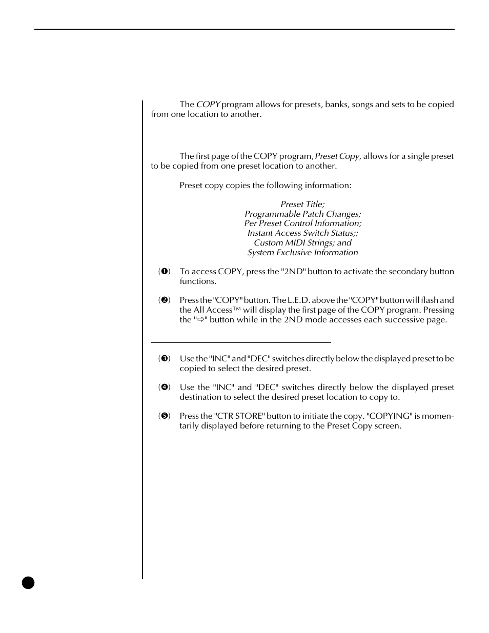 Copy | Rocktron All Access User Manual | Page 47 / 77