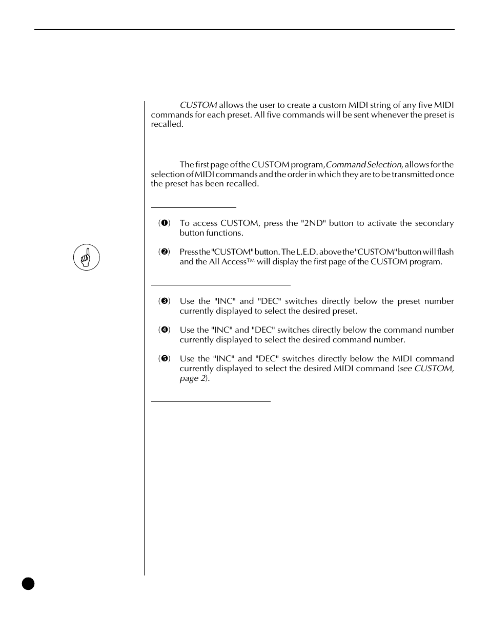 Custom | Rocktron All Access User Manual | Page 65 / 77
