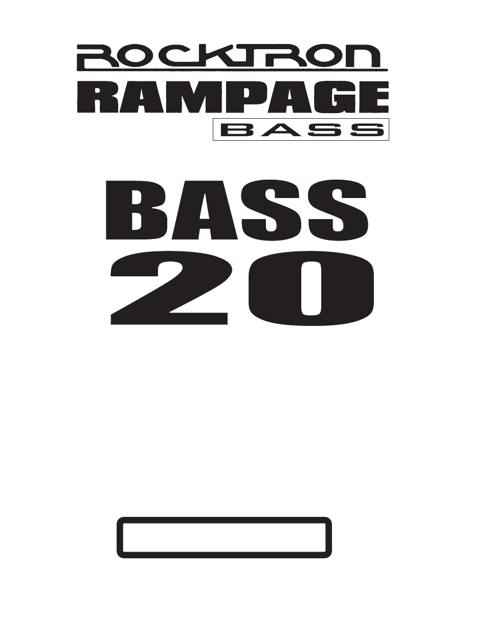 Rocktron BASS20 User Manual | Page 8 / 8