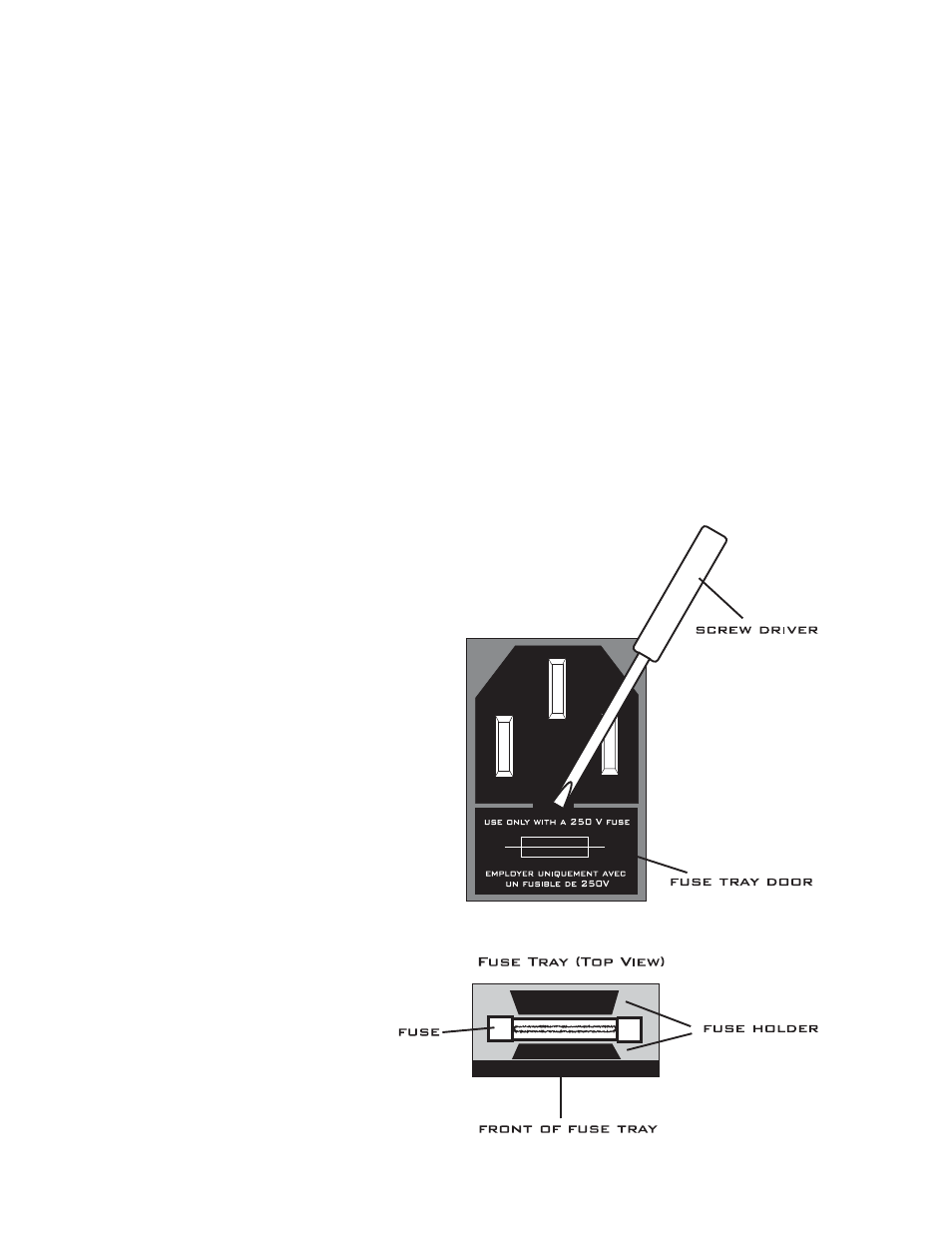 Fuse replacement | Rocktron BASS60 User Manual | Page 6 / 8