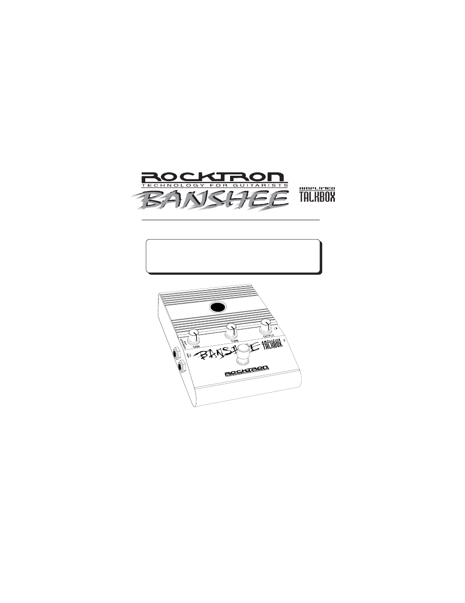 Rocktron Banshee User Manual | 16 pages