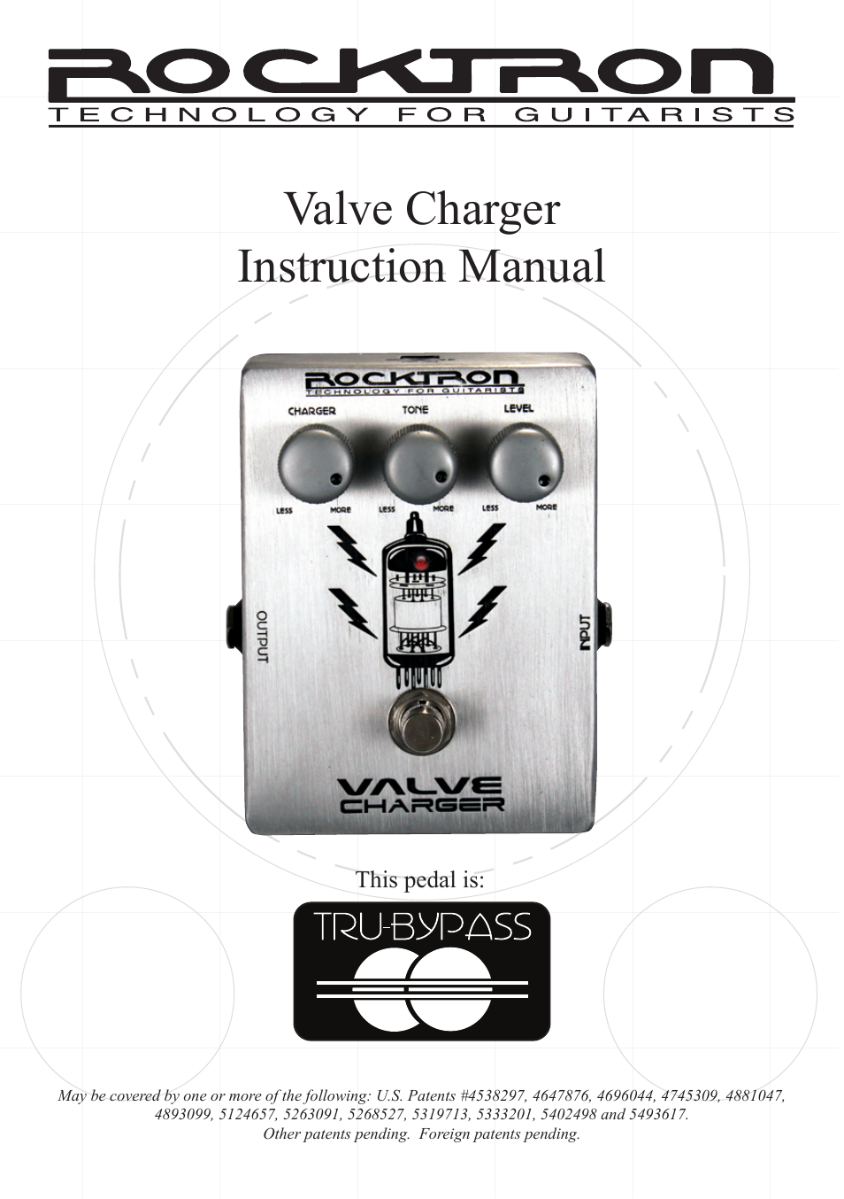 Rocktron Valve Charger User Manual | 9 pages