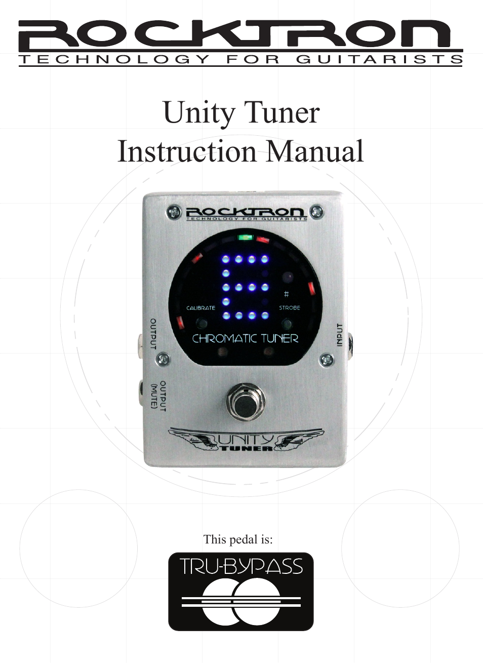 Rocktron Unity Tuner User Manual | 16 pages