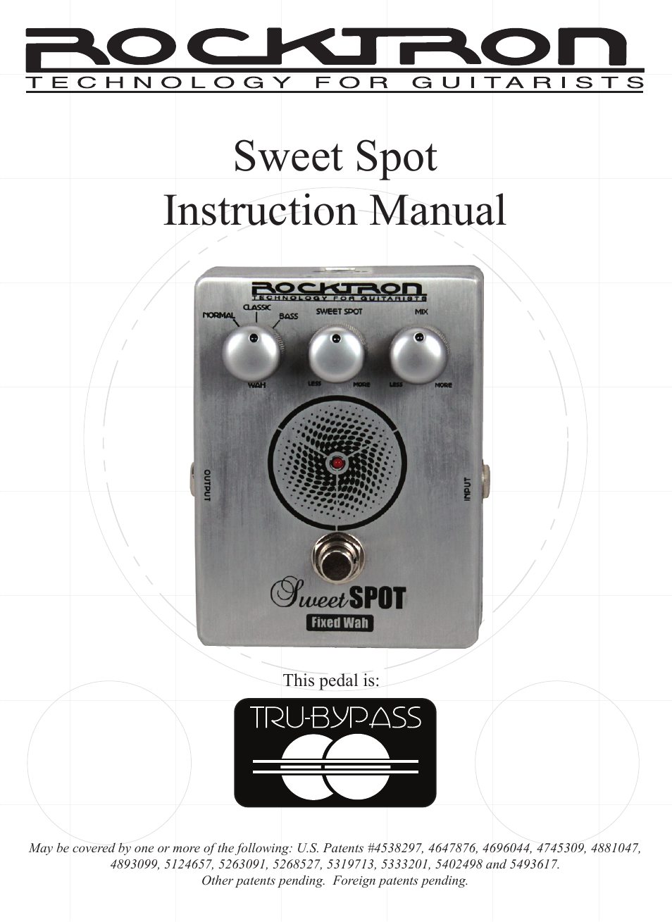 Rocktron Sweet Spot User Manual | 11 pages