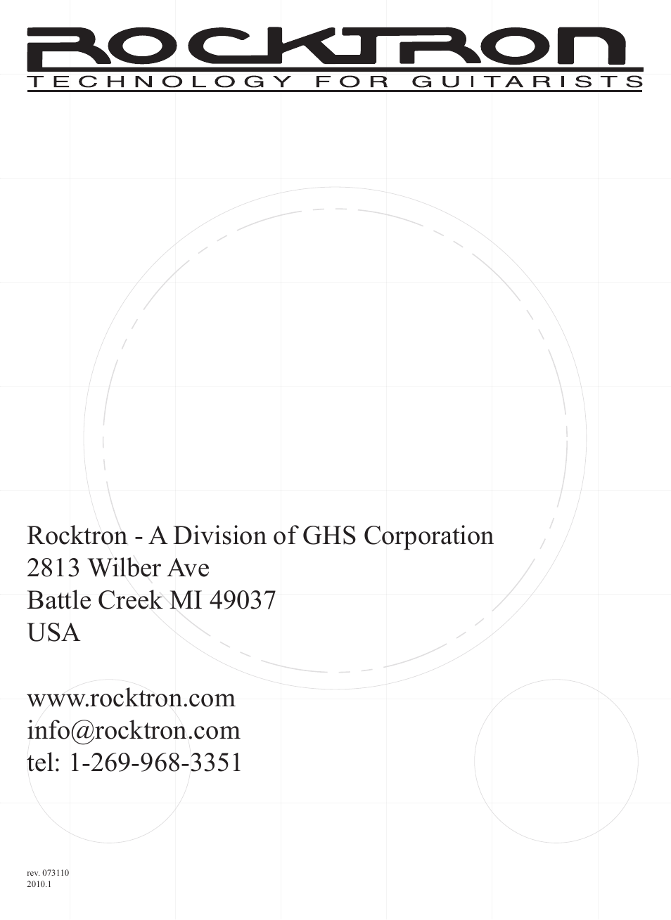 Rocktron Sweet Spot User Manual | Page 11 / 11