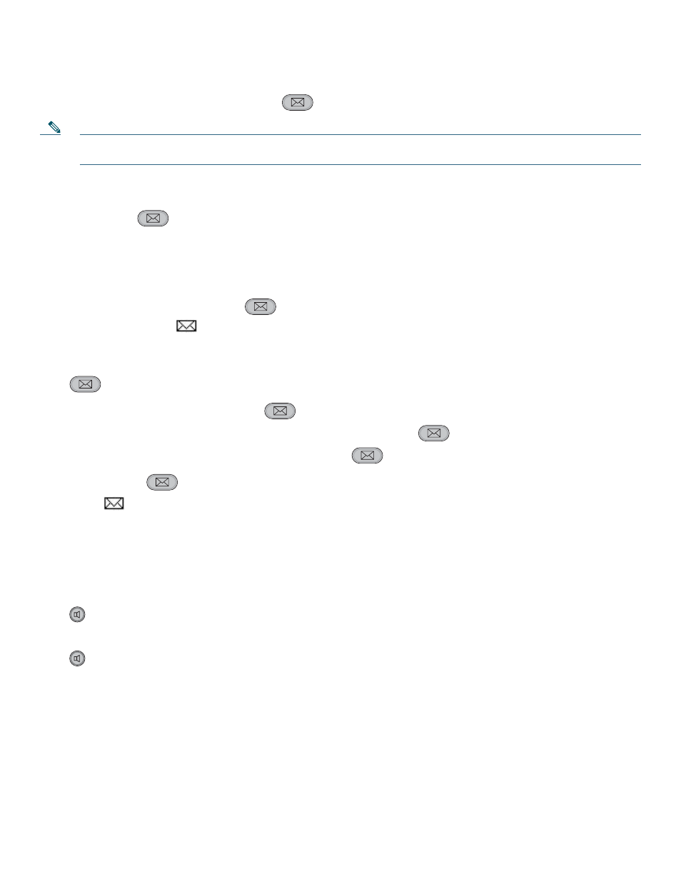 Accessing voice messages, Set up and personalize your voice message service, Check for new voice message | Using a handset and speakerphone, Use the speakerphone, Adjust the volume level for a call | Cisco 3911 User Manual | Page 11 / 14