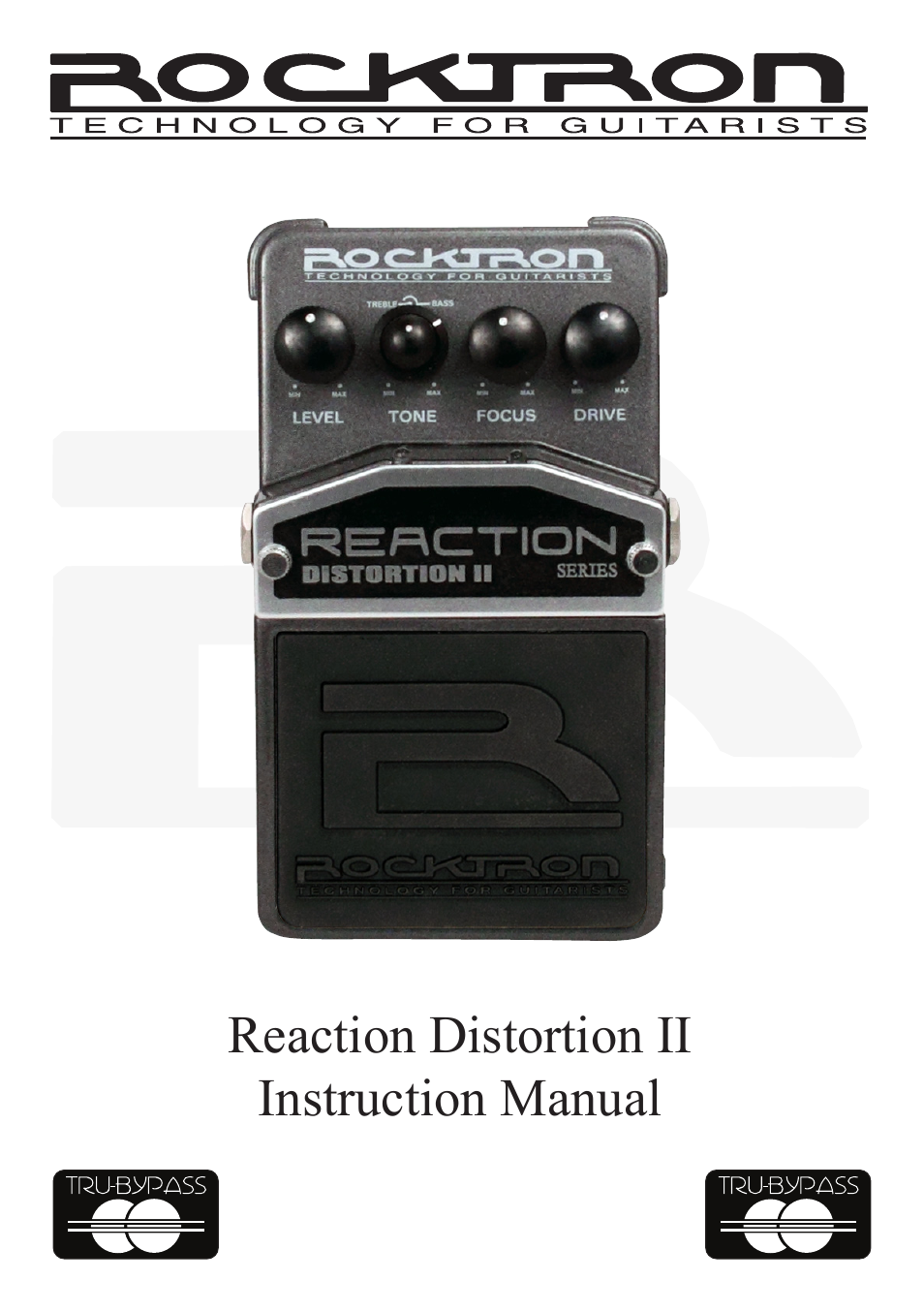 Rocktron Reaction Distortion 2 User Manual | 12 pages