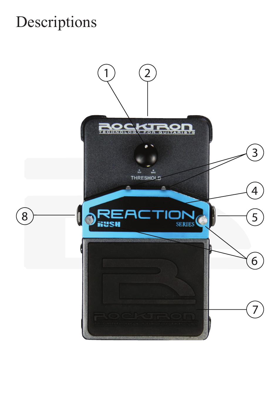 Rocktron Reaction HUSH User Manual | Page 6 / 16