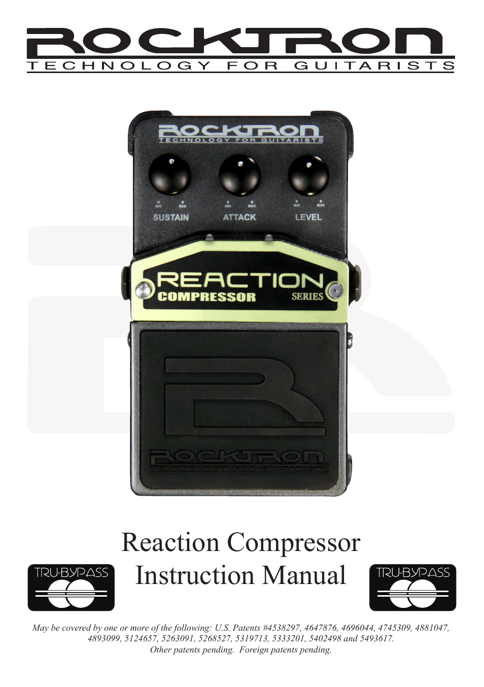 Rocktron Reaction Compressor User Manual | 12 pages