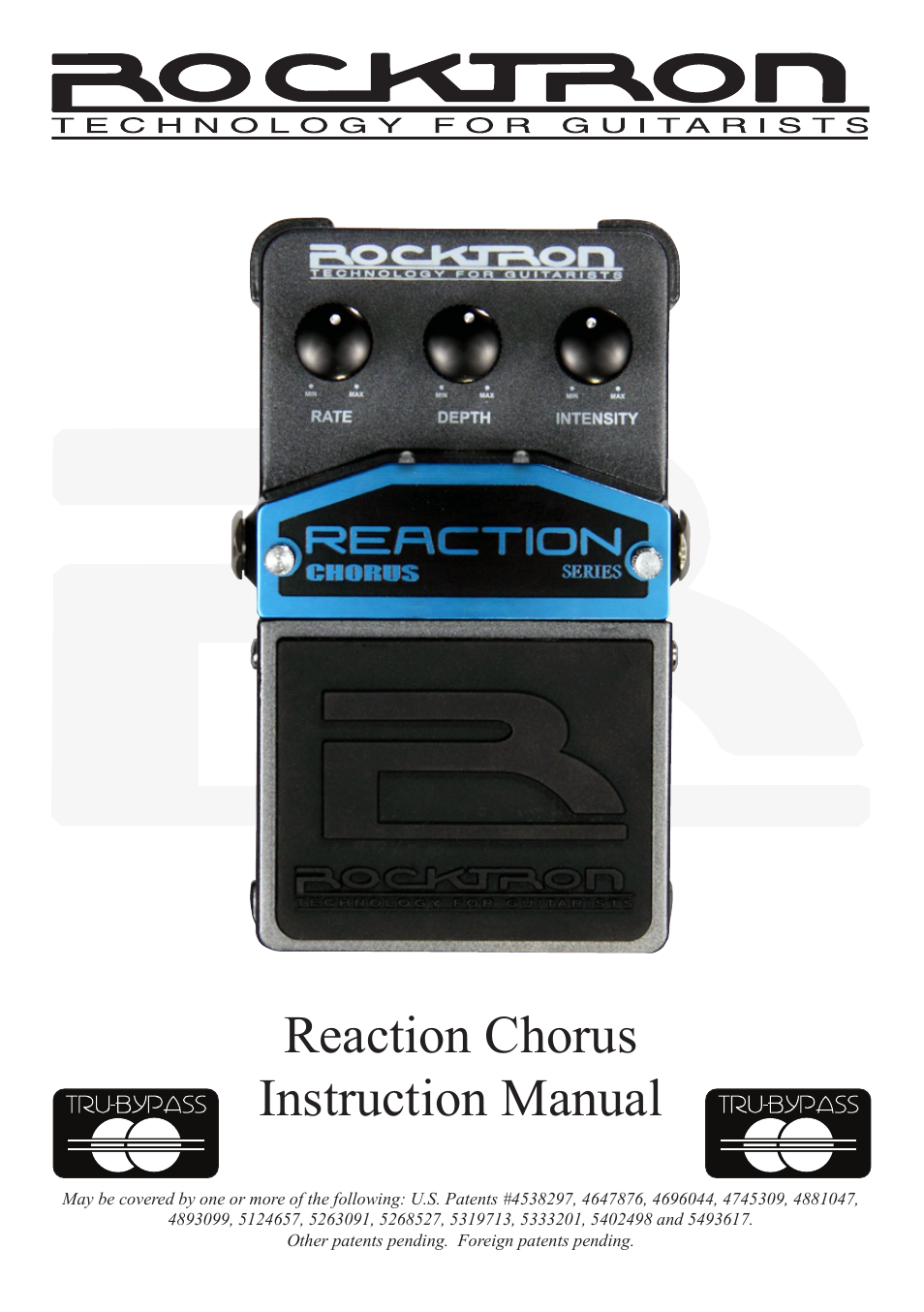 Rocktron Reaction Chorus User Manual | 12 pages