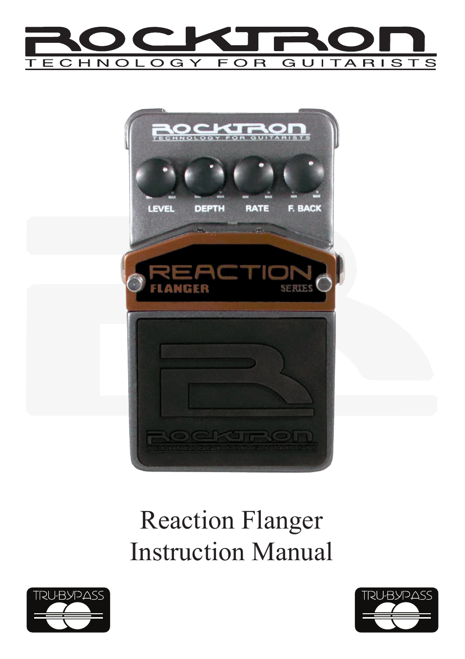 Rocktron Reaction Flanger User Manual | 12 pages