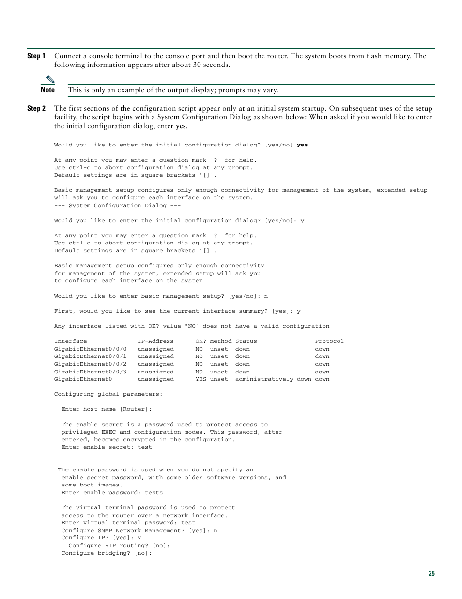 Cisco ASR 1004 User Manual | Page 25 / 38