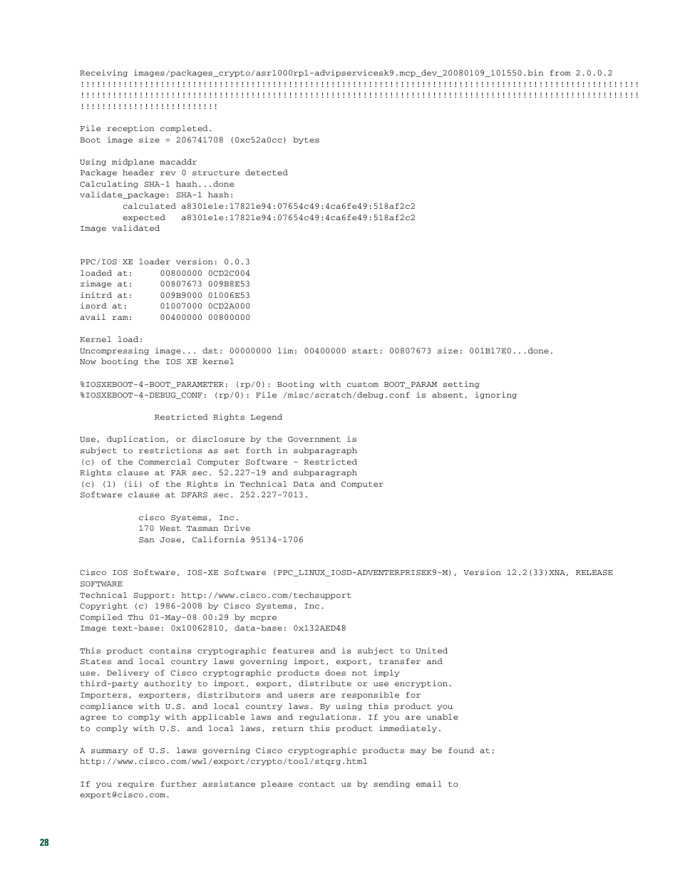 Cisco ASR 1004 User Manual | Page 28 / 38