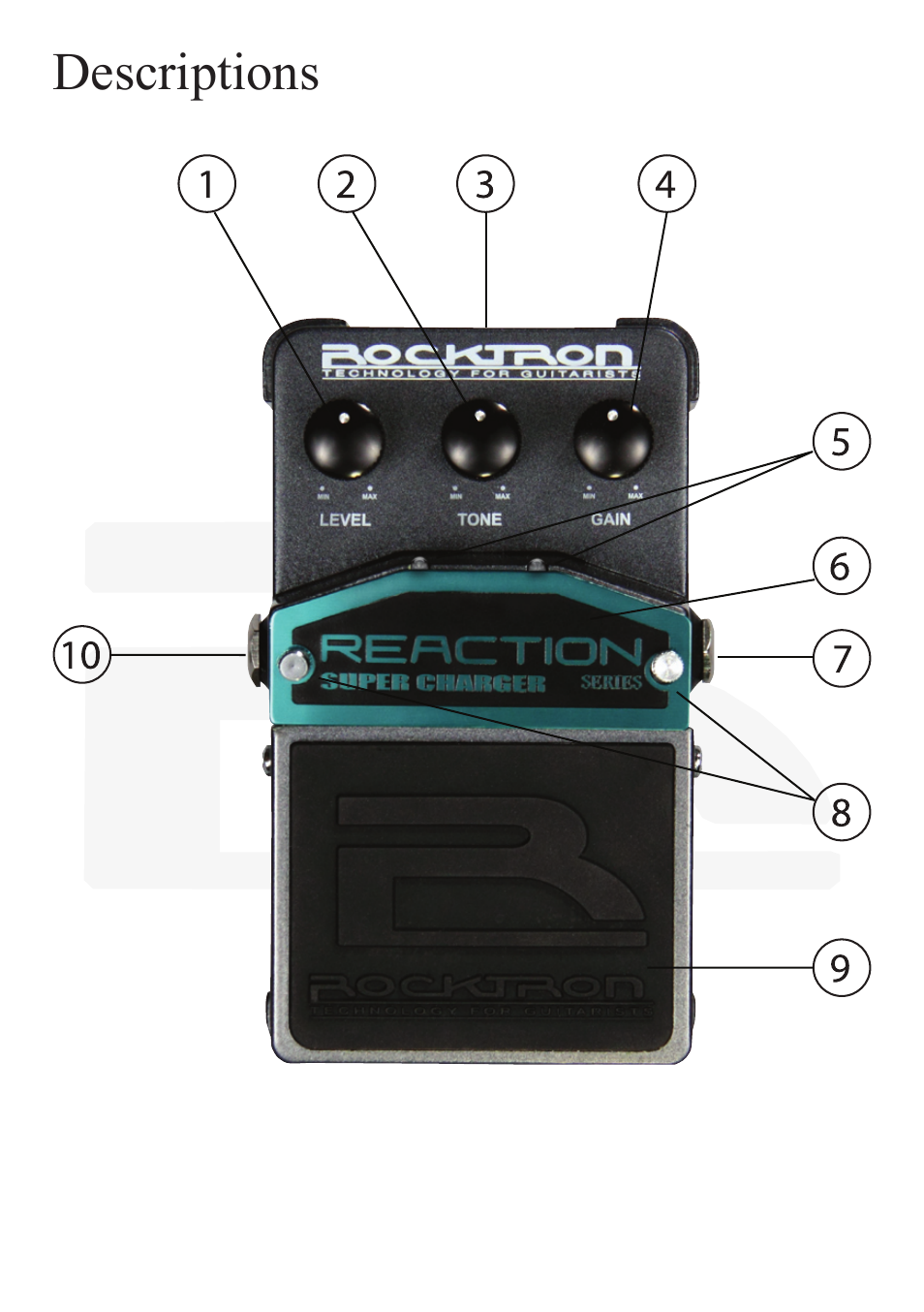 Rocktron Reaction Super Charger User Manual | Page 6 / 12