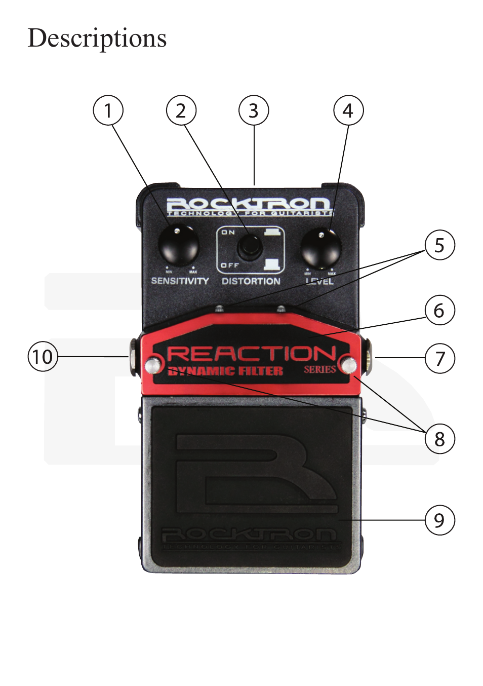 Rocktron Reaction Dynamic Filter User Manual | Page 6 / 12