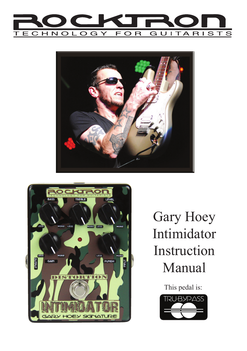 Rocktron Gary Hoey Intimidator User Manual | 16 pages