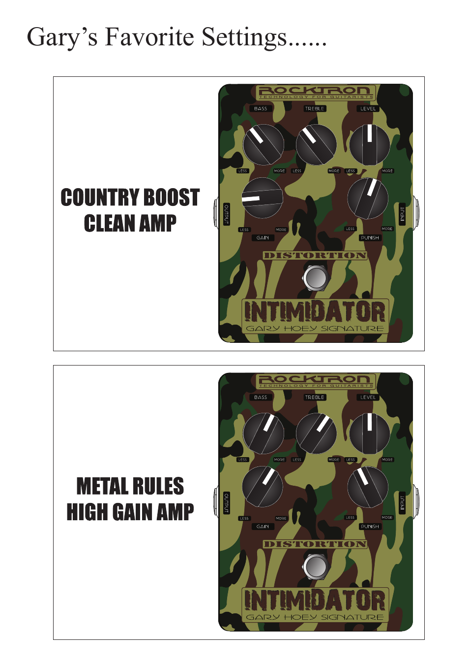 Rocktron Gary Hoey Intimidator User Manual | Page 11 / 16