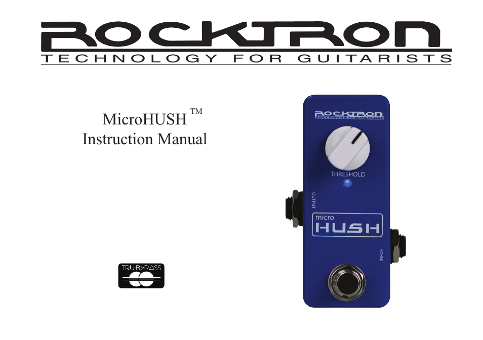 Rocktron MicroHUSH User Manual | 12 pages